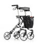 Preview: Rehasense Space LX Rollator Zebra, der Leichtgewichtsrollator im markanten Zebra Design