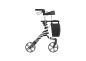 Preview: Rehasense Space LX Rollator Zebra, der Leichtgewichtsrollator im markanten Zebra Design
