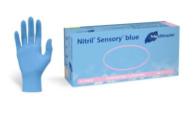 Sensory Blue Nitril Untersuchungshandschuhe