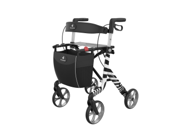 Rehasense Space LX Rollator Zebra, der Leichtgewichtsrollator im markanten Zebra Design