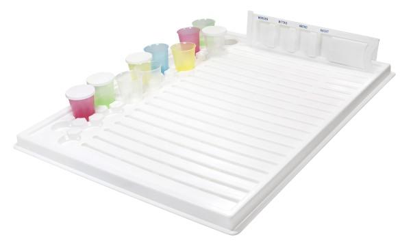 Medikamententablett weiß