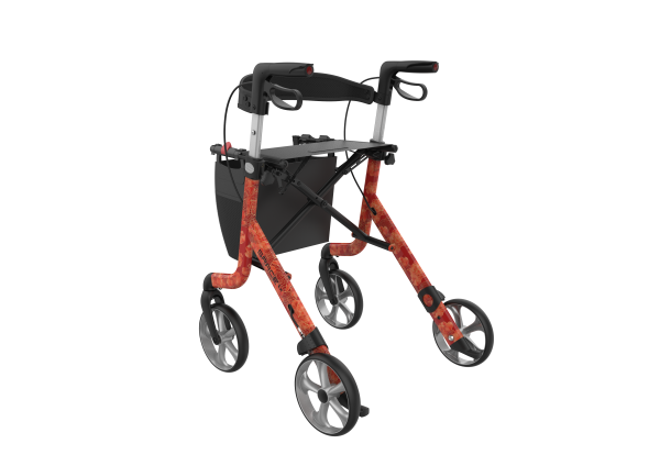 Rehasense Space LX, der Leichtgewichtsrollator im einzigartigen Peony-Design