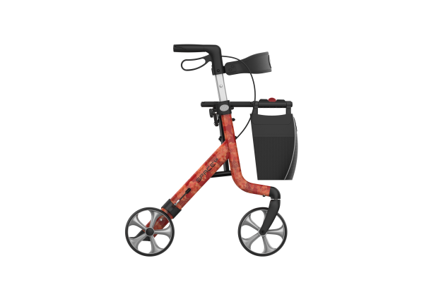 Rehasense Space LX, der Leichtgewichtsrollator im einzigartigen Peony-Design