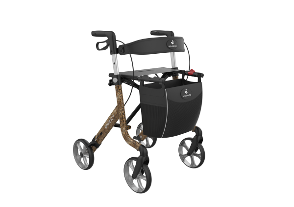 Rehasense Space LX, der Leichtgewichtsrollator im einzigartigen Cheetah-Design